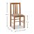 Καρέκλα τραπεζαρίας Derry Megapap από μασίφ ξύλο οξιάς χρώμα καρυδί 42x42x90εκ. |  Πολυθρόνες τραπεζαρίας στο espiti