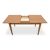 Τραπέζι Adare Megapap μασίφ ξύλο-MDF επεκτεινόμενο χρώμα καρυδί 140/180x78x77εκ. |  Τραπέζια στο espiti