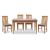 Σετ τραπεζαρίας Adare-Francis Megapap 5 τμχ μασίφ ξύλο-MDF με επεκτεινόμενο τραπέζι 140/180x78x77εκ. |  Σετ τραπεζαρίες στο espiti
