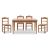 Σετ τραπεζαρίας Adare-Virginia Megapap 5 τμχ μασίφ ξύλο-MDF με επεκτεινόμενο τραπέζι 140/180x78x77εκ. |  Σετ τραπεζαρίες στο espiti