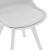 Καρέκλα Gaston pakoworld PP-PU λευκό-πόδι ξύλο λευκό |  Καρέκλες στο espiti