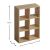 Βιβλιοθήκη Cube Megapap από μελαμίνη χρώμα oak 73,5x34x109εκ. |  Βιβλιοθήκες στο espiti