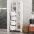 Ντουλάπι κουζίνας/μπάνιου Yada Maxi Megapap από μελαμίνη χρώμα λευκό 65,4x29,6x172,6εκ. |  Ντουλάπια στο espiti