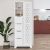 Ντουλάπι κουζίνας/μπάνιου Yada Maxi Megapap από μελαμίνη χρώμα λευκό 65,4x29,6x172,6εκ. |  Ντουλάπια στο espiti