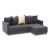 Γωνιακός καναπές - κρεβάτι Aydam Megapap δεξιά γωνία υφασμάτινος χρώμα ανθρακί 215x150x80εκ. |  Καναπέδες-Κρεβάτι στο espiti