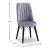 Καρέκλα τραπεζαρίας Alegra Megapap από βελούδο χρώμα γκρι - μαύρο πόδι 46x44x91εκ. |  Πολυθρόνες τραπεζαρίας στο espiti