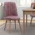 Καρέκλα τραπεζαρίας Alegra Megapap υφασμάτινη χρώμα σάπιο μήλο - καρυδί πόδι 46x44x91εκ. |  Πολυθρόνες τραπεζαρίας στο espiti