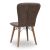 Καρέκλα τραπεζαρίας Palmira Megapap υφασμάτινη χρώμα καφέ - καρυδί πόδι 47x44x88εκ. |  Πολυθρόνες τραπεζαρίας στο espiti
