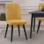 Καρέκλα τραπεζαρίας Carla Megapap από βελούδο χρώμα μουσταρδί - μαύρο πόδι 45x46x90εκ. |  Πολυθρόνες τραπεζαρίας στο espiti
