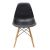 Καρέκλα Julita pakoworld PP μαύρο-φυσικό πόδι 46x50x82εκ |  Καρέκλες στο espiti