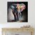 Πίνακας σε καμβά "Colorful Elephant" Megapap ψηφιακής εκτύπωσης 100x100x3εκ. |  Πίνακες στο espiti