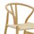 Καρέκλα Wishbone pakoworld rubberwood φυσικό-έδρα φυσικό σχοινί 53x55x76εκ |  Καρέκλες στο espiti