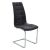 Καρέκλα Darrell pakoworld pu μαύρο-βάση χρωμίου 42x49x106εκ |  Καρέκλες στο espiti