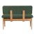 Καναπές διθέσιος - Παγκάκι Alden Megapap από μελαμίνη - ύφασμα χρώμα πράσινο 110x40x85εκ. |  Καναπέδες στο espiti