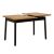 Τραπέζι Jemmy Megapap επεκτεινόμενο από μελαμίνη χρώμα φυσικό - μαύρο 120/153x75x77εκ. |  Τραπέζια στο espiti
