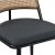 Καρέκλα Giulia pakoworld φυσικό pe rattan-ανθρακί pu-μαύρο μέταλλο 49x52x80εκ |  Καρέκλες στο espiti