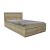 Κρεβάτι μονό Nalos pakoworld με συρτάρι castillo-oak 100x200εκ |  Κρεβάτια στο espiti