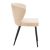 Καρέκλα Mattia pakoworld κρεμ ύφασμα-πόδι μαύρο μέταλλο 55x53x80εκ |  Καρέκλες στο espiti