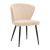 Καρέκλα Mattia pakoworld κρεμ ύφασμα-πόδι μαύρο μέταλλο 55x53x80εκ |  Καρέκλες στο espiti