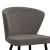 Καρέκλα Mattia pakoworld ανθρακί ύφασμα-πόδι μαύρο μέταλλο 55x53x80εκ |  Καρέκλες στο espiti