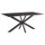 Τραπέζι Bethan pakoworld sintered stone γκρι cement-μαύρο 180x90x75εκ |  Τραπέζια στο espiti