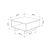 Τραπέζι σαλονιού Hola pakoworld μελαμίνης λευκό 60x60x32εκ |  Τραπεζάκια σαλονιού στο espiti