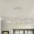 Φωτιστικό οροφής Led Opray Megapap μεταλλικό χρώμα λευκό 126x6x40εκ. |  Οροφής στο espiti
