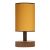 Φωτιστικό επιτραπέζιο Volge Megapap E27 ξύλο/ύφασμα χρώμα κίτρινο 15x15x34εκ. |  Επιτραπέζια στο espiti