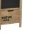 Συρταριέρα Tenbo Inart μαύρο-φυσικό ξύλο 34x25x44εκ |  Ντουλάπια στο espiti