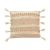 Μαξιλάρι Labrinth Inart μπεζ-εκρού ύφασμα 45x45x2.5εκ |  Διακοσμητκά στο espiti
