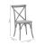 Καρέκλα Dylon pakoworld στοιβαζόμενη καρυδί ξύλο οξιάς-έδρα φυσικό rattan 48x52x89εκ |  Καρέκλες στο espiti