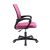 Καρέκλα γραφείου εργασίας Berto I pakoworld ύφασμα mesh ροζ 56x47x85-95εκ |  Καρέκλες γραφείου στο espiti