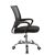 Καρέκλα γραφείου εργασίας Berto II pakoworld μαύρο ύφασμα-σκελετός χρωμίου με ανάκληση |  Καρέκλες γραφείου στο espiti