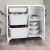 Ντουλάπι κουζίνας/μπάνιου Kayra Megapap με 3 καλάθια χρώμα λευκό 77,2x30x77,3εκ. |  Ντουλάπια στο espiti