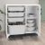 Ντουλάπι κουζίνας/μπάνιου Kayra Megapap με 4 καλάθια χρώμα λευκό 77,2x30x77,3εκ. |  Ντουλάπια στο espiti
