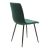 Καρέκλα Noor pakoworld σκούρο πράσινο βελούδο-πόδι μαύρο μέταλλο 44x55x86εκ |  Καρέκλες στο espiti