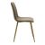 Καρέκλα Noor pakoworld καφέ ύφασμα-πόδι φυσικό μέταλλο 44x55x86εκ |  Καρέκλες στο espiti