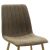 Καρέκλα Noor pakoworld καφέ ύφασμα-πόδι φυσικό μέταλλο 44x55x86εκ |  Καρέκλες στο espiti