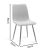 Καρέκλα Noor pakoworld μπλε ύφασμα-πόδι φυσικό μέταλλο 44x55x86εκ |  Καρέκλες στο espiti