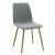 Καρέκλα Noor pakoworld μπλε ύφασμα-πόδι φυσικό μέταλλο 44x55x86εκ |  Καρέκλες στο espiti