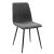 Καρέκλα Noor pakoworld ανθρακί ύφασμα-πόδι μαύρο μέταλλο 44x55x86εκ |  Καρέκλες στο espiti