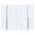 Ντουλάπα ρούχων Verzo pakoworld τετράφυλλη λευκό μελαμίνης 270.5x61.5x210.5εκ |  Ντουλάπες ρούχων στο espiti
