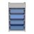 Συρταριέρα με καλάθια Toyli pakoworld λευκό-μπλε μελαμίνης 45x30x78εκ |  Ντουλάπια στο espiti