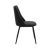 Καρέκλα Giselle pakoworld βελούδο μαύρο-πόδι μαύρο |  Καρέκλες στο espiti