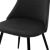 Καρέκλα Giselle pakoworld βελούδο μαύρο-πόδι μαύρο |  Καρέκλες στο espiti