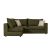 Πολυμορφικός-αναστρέψιμος καναπές Artemis pakoworld πράσινο αντικέ ύφασμα-εκρού μαξιλάρι 240x187x95εκ |  Κατόπιν Παραγγελίας στο espiti