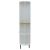 Βιτρίνα Xarvey Inart λευκό-φυσικό ξύλο 110x38x160εκ |  Βιτρίνες - Έπιπλα εισόδου στο espiti