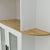 Βιτρίνα Xarvey Inart λευκό-φυσικό ξύλο 110x38x160εκ |  Βιτρίνες - Έπιπλα εισόδου στο espiti