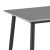 Τραπέζι Gustas pakoworld γκρι μαρμάρου sintered stone-μαύρο μέταλλο 140x80x75εκ |  Τραπέζια στο espiti