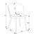 Καρέκλα Piyan pakoworld ανοιχτό γκρι ύφασμα-πόδι μαύρο μέταλλο 55x58.5x80εκ |  Καρέκλες στο espiti